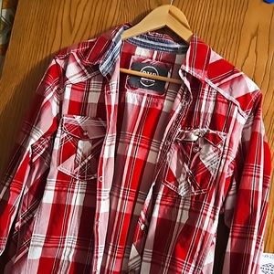 Men's snap up shirt
